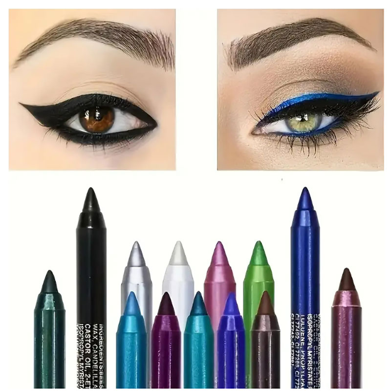 Highlighter Set Pastel - 1 szt. Wodoodporny zestaw eyelinerów z