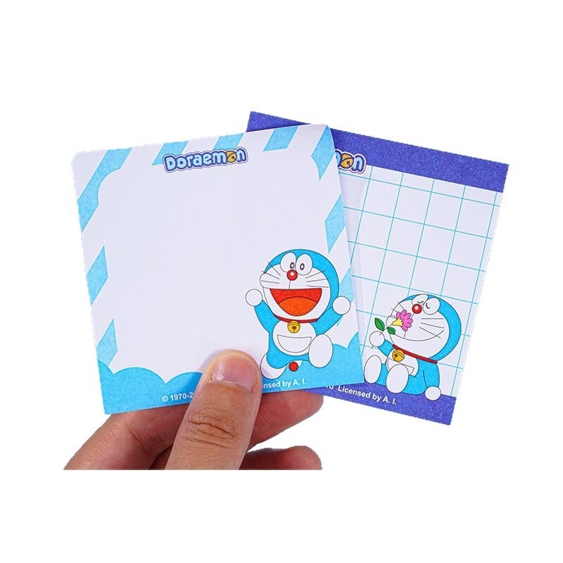 Is Stationery Office Supply - 4 szt. Samoprzylepne karteczki Doraemon, artykuły