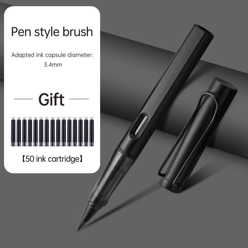 Fountain Pen Ink - Zestaw pędzli do pisania z 50