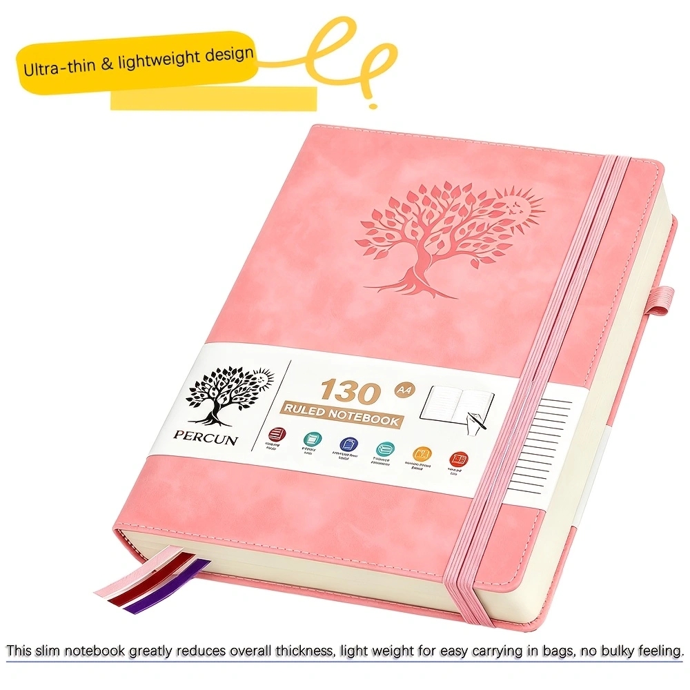 Journal Leather Hardcover - Notatnik w twardej oprawie A4 w