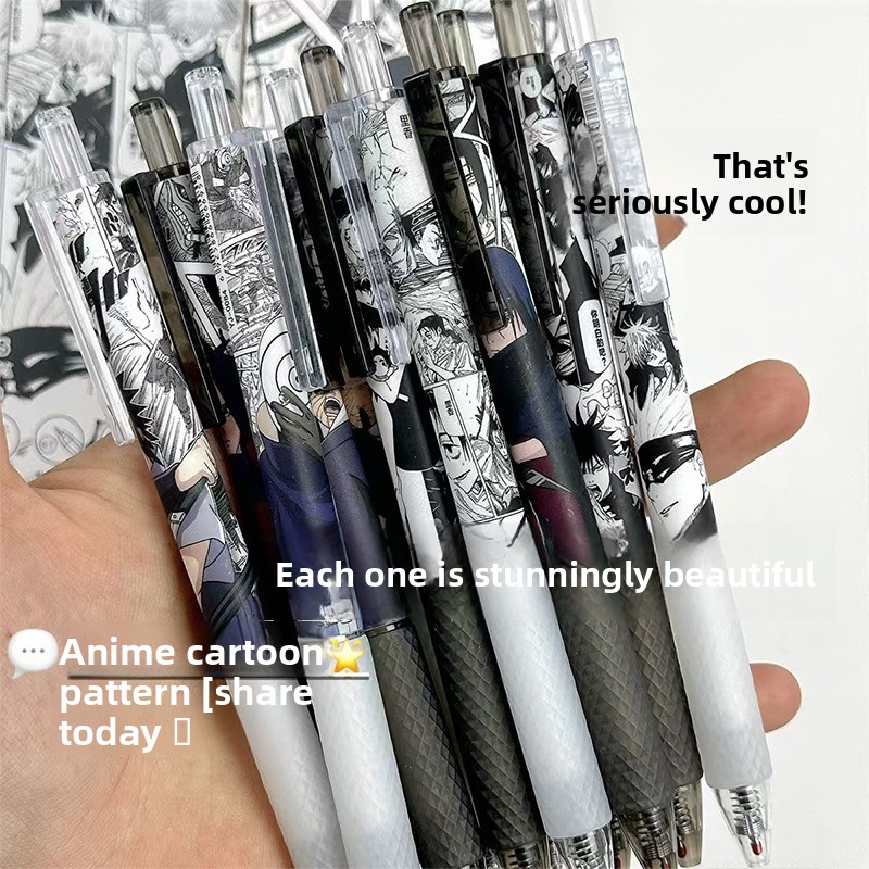 Długopis żelowy Anime Naruto,  – Gel Ink Pen Set recenzja i cena