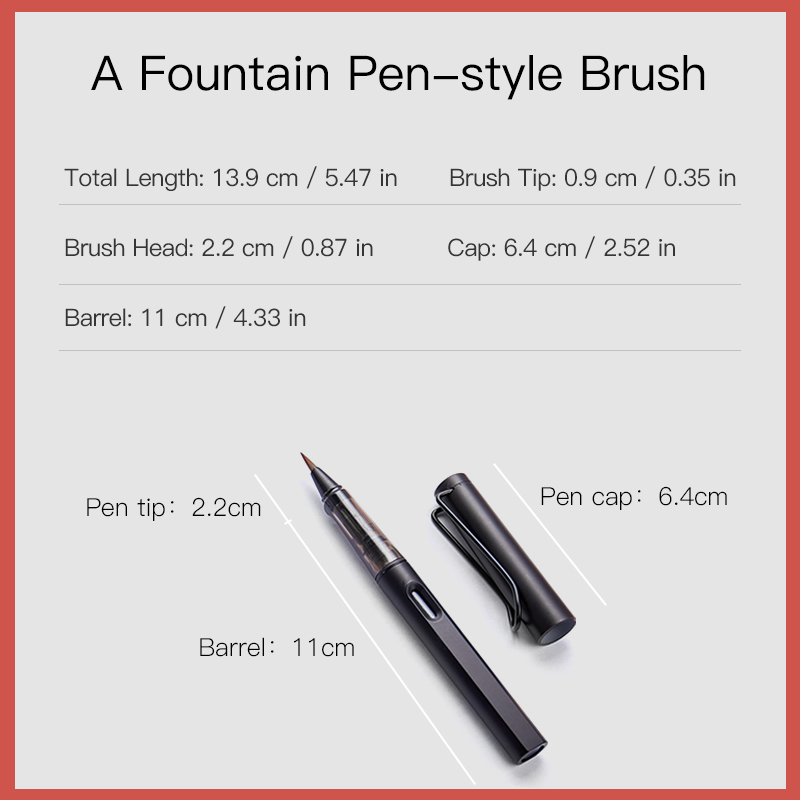 Zestaw pędzli do pisania z 50  – Fountain Pen Ink recenzja i cena