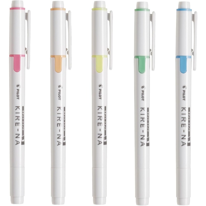 PILOT KIRE-NA Zestaw Zakreślac – Highlighter Set Pastel recenzja i cena