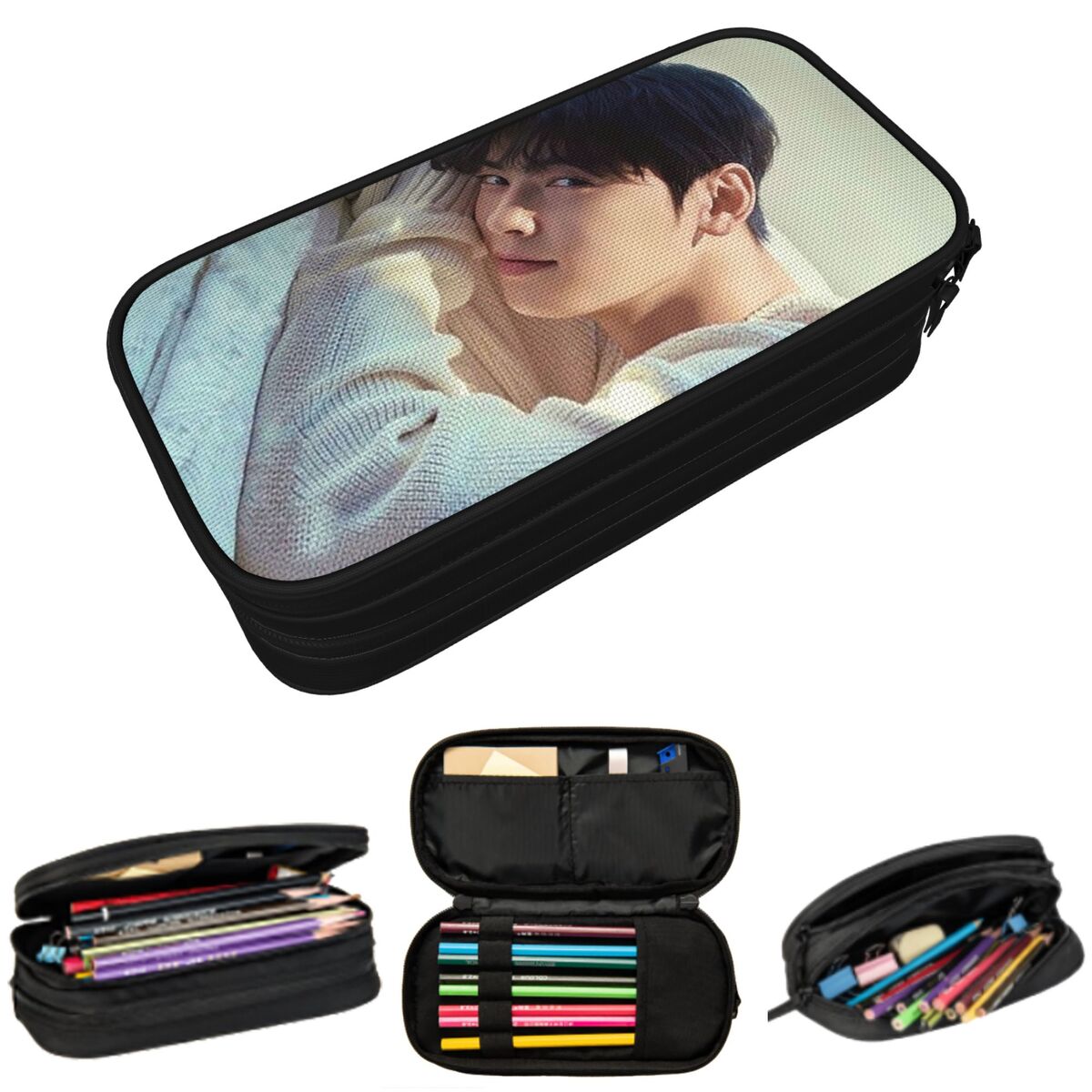 Piórnik Cha EunWoo Kpop Astro  – Stationery And Office Supply Chain recenzja i cena