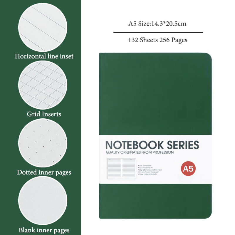 Notatniki A5, 4 rodzaje stron  – Notebook Dotted A5 recenzja i cena